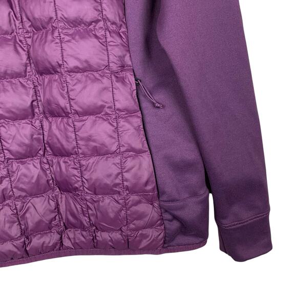 The North Face Thermoball Hybrid Eco Jacket 2.0 Purple Quilted Pullover Womens M - Picture 4 of 10